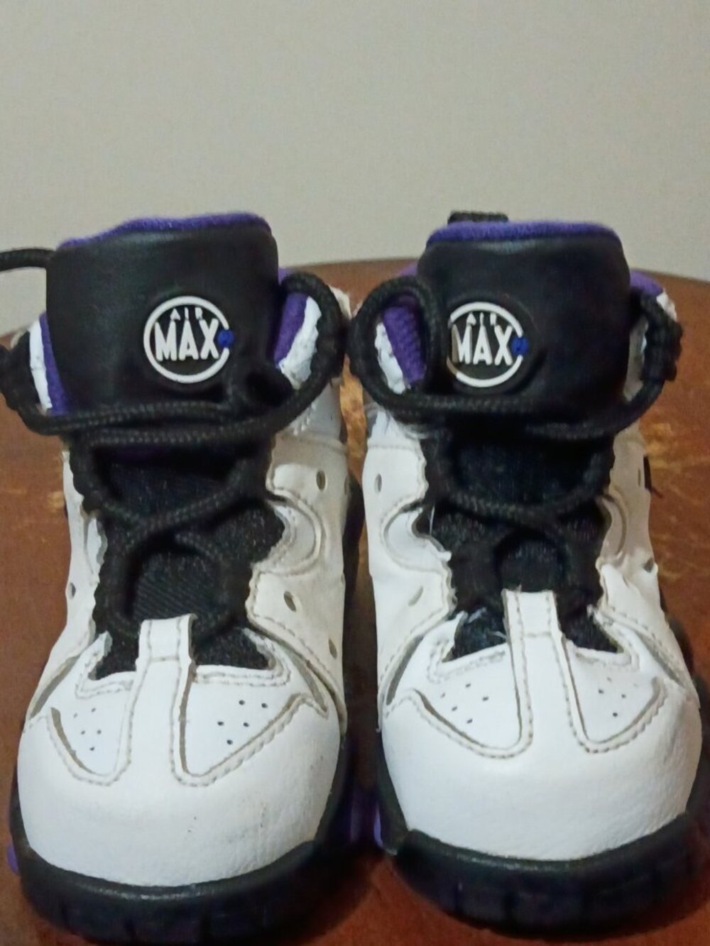 Nike Air Max CB94 Shoes Baby Toddler Size 6C White Black Purple 408886-105 - Picture 5 of 13